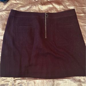 Madewell Maroon Skirt